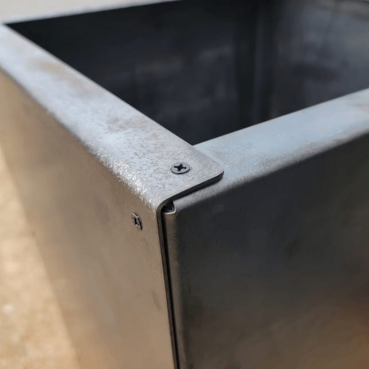 Metaliniai lauko vazonai natūrali patina | Steelart