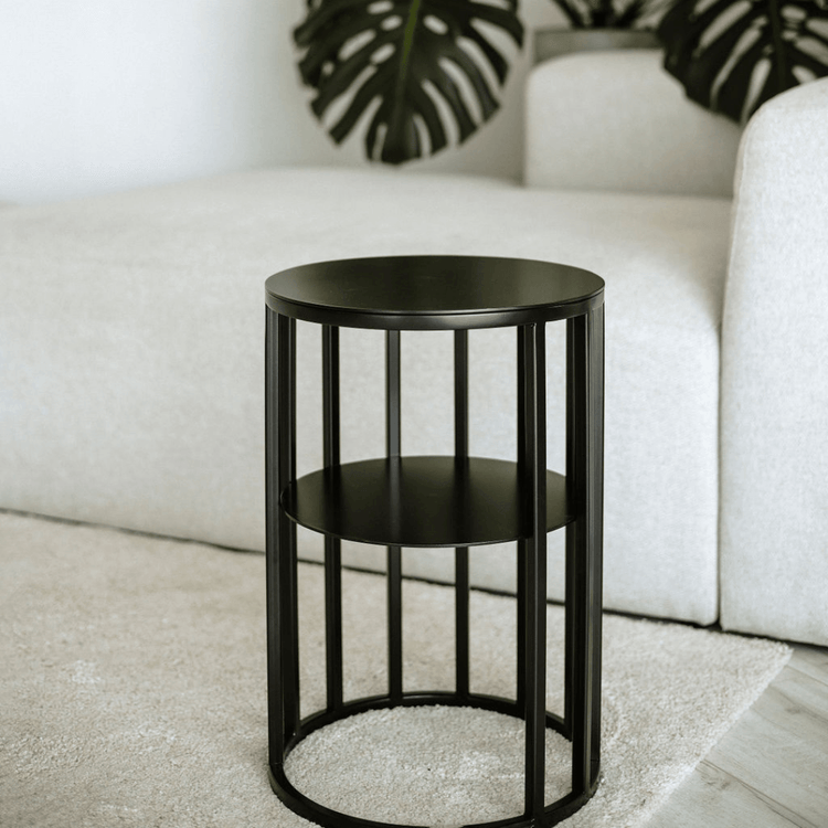 Apskritas staliukas LINE BALANCE |Steelart