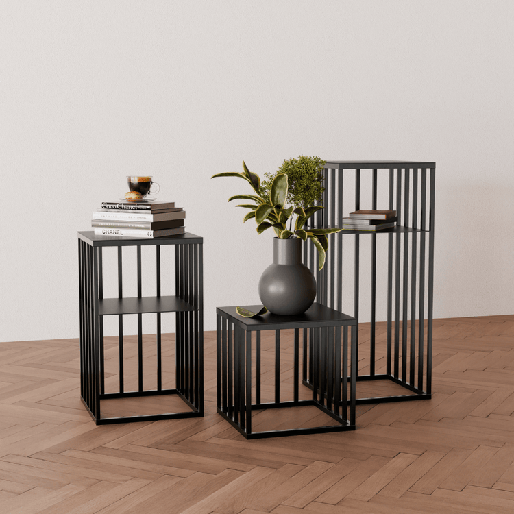 Kvadratinis staliukas LINE CALM | Steelart