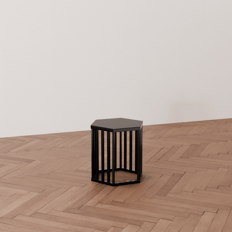 Šešiakampis staliukas LINE PEACE | Steelart