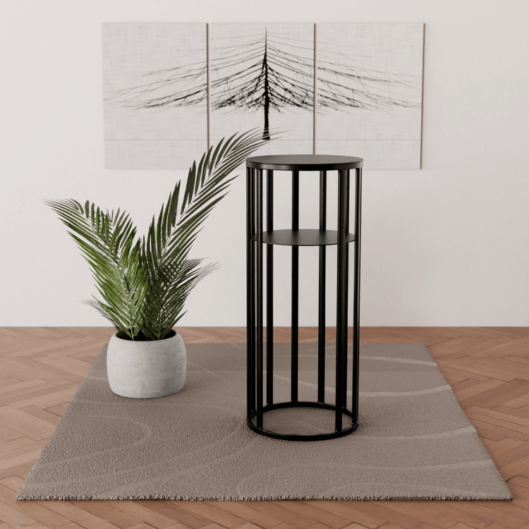 Apskritas staliukas LINE BALANCE |Steelart