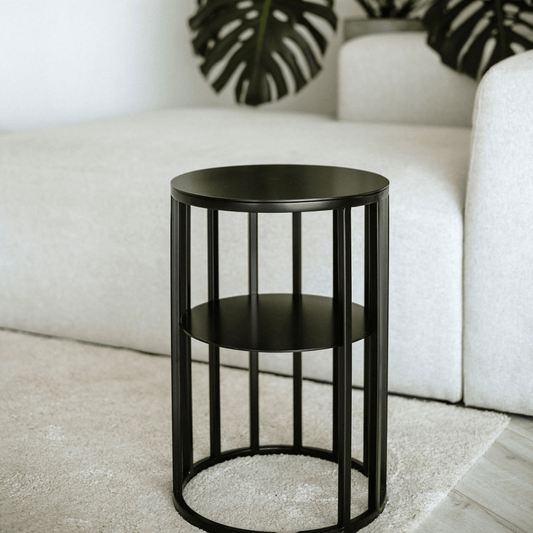 Apskritas staliukas LINE BALANCE |Steelart