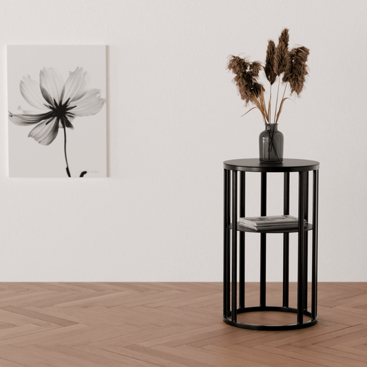 Apskritas staliukas LINE BALANCE |Steelart