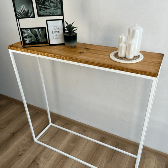 Balta konsolė svetainei Steelart