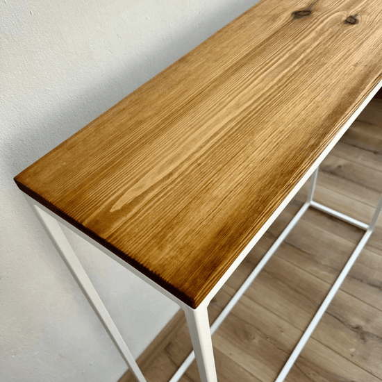 Medinis konsolės stalviršis Steelart